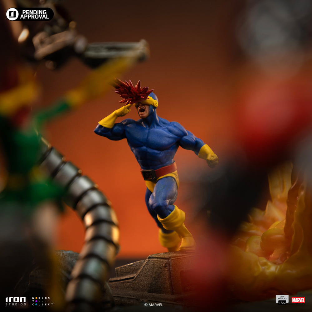 Estátua X-Men Danger Room Comics Diorama A - X-Men - Demi Scale 1/20 - Iron Studios