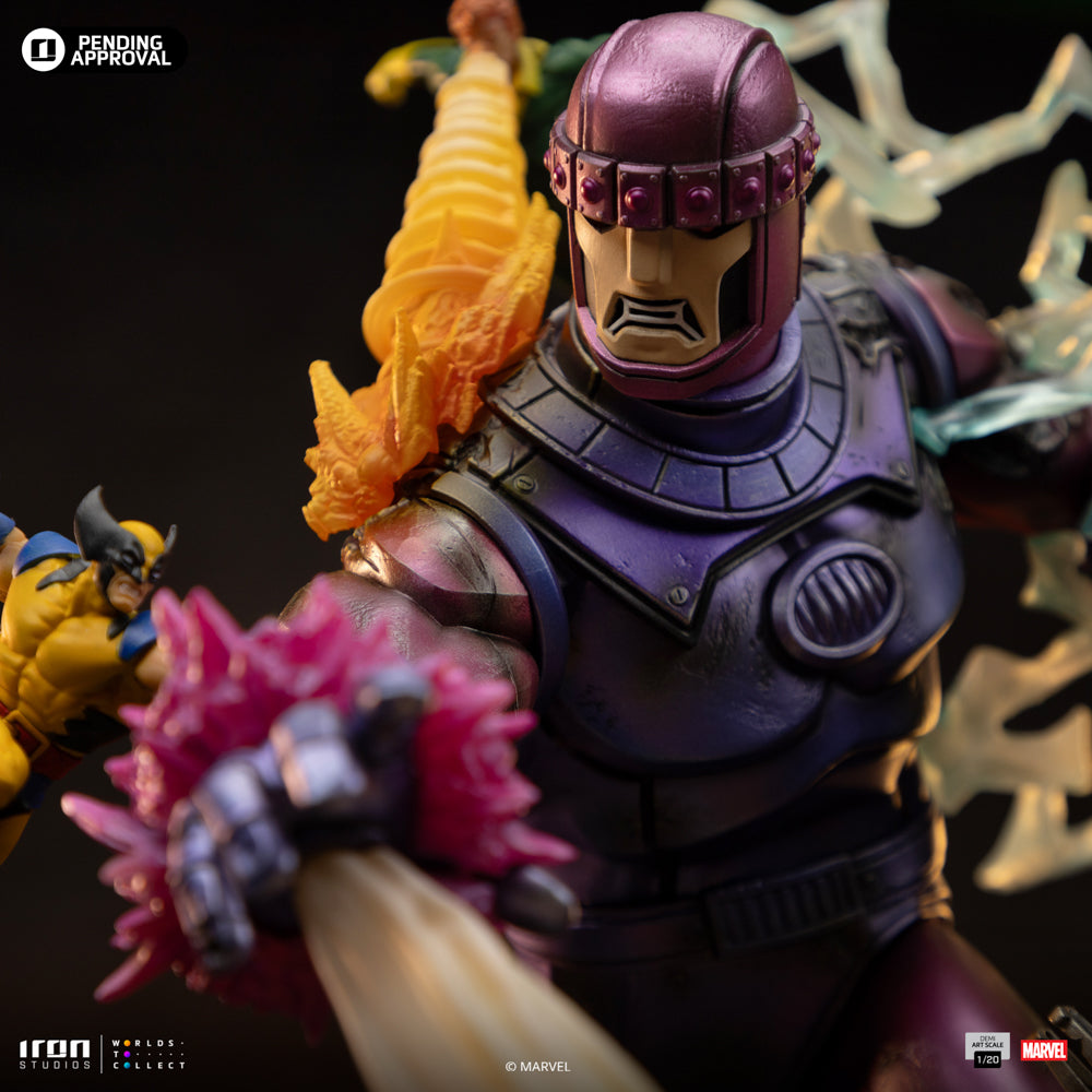 Estátua X-Men Danger Room Comics Diorama A - X-Men - Demi Scale 1/20 - Iron Studios