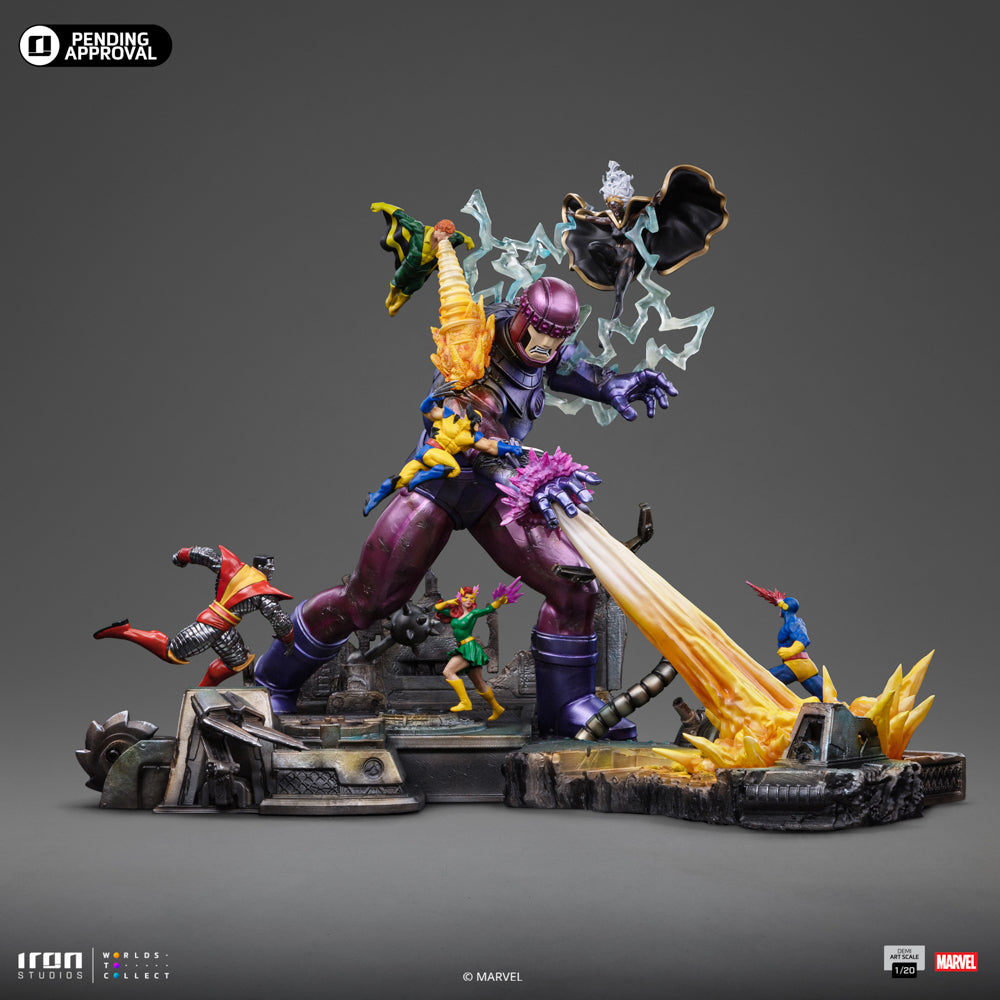 Estátua X-Men Danger Room Comics Diorama A - X-Men - Demi Scale 1/20 - Iron Studios