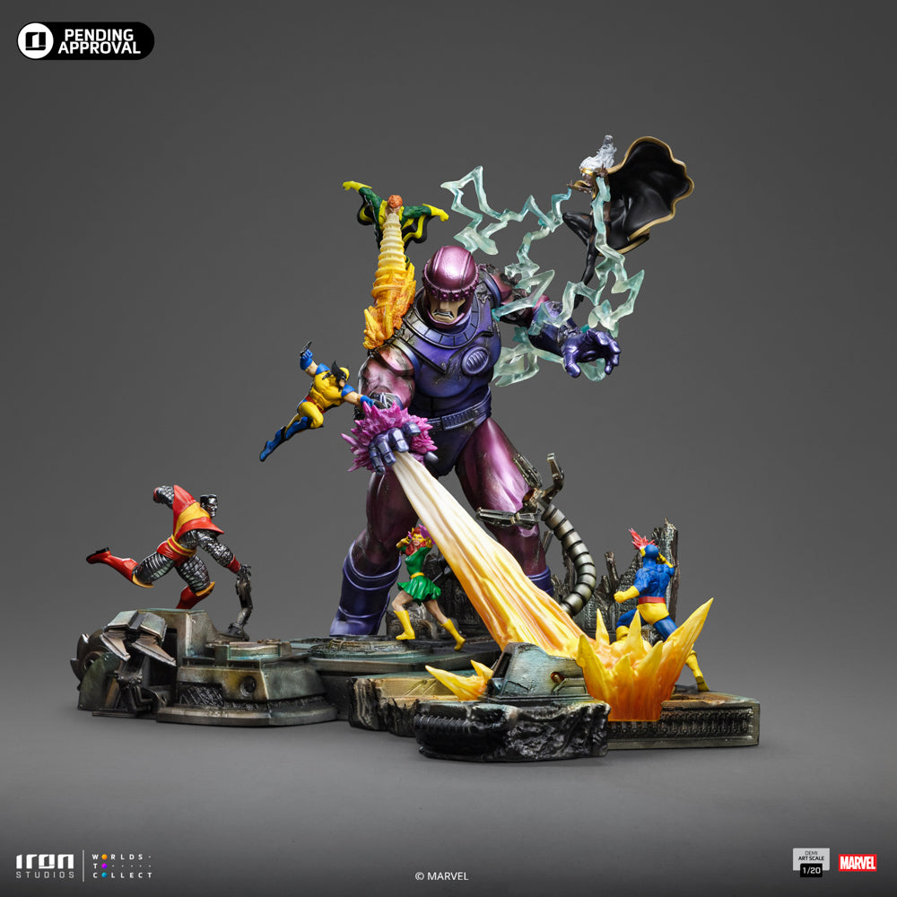 Estátua X-Men Danger Room Comics Diorama A - X-Men - Demi Scale 1/20 - Iron Studios