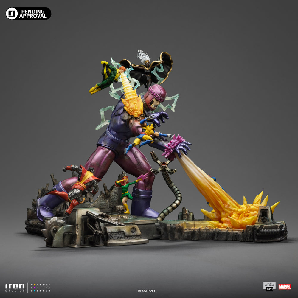 Estátua X-Men Danger Room Comics Diorama A - X-Men - Demi Scale 1/20 - Iron Studios