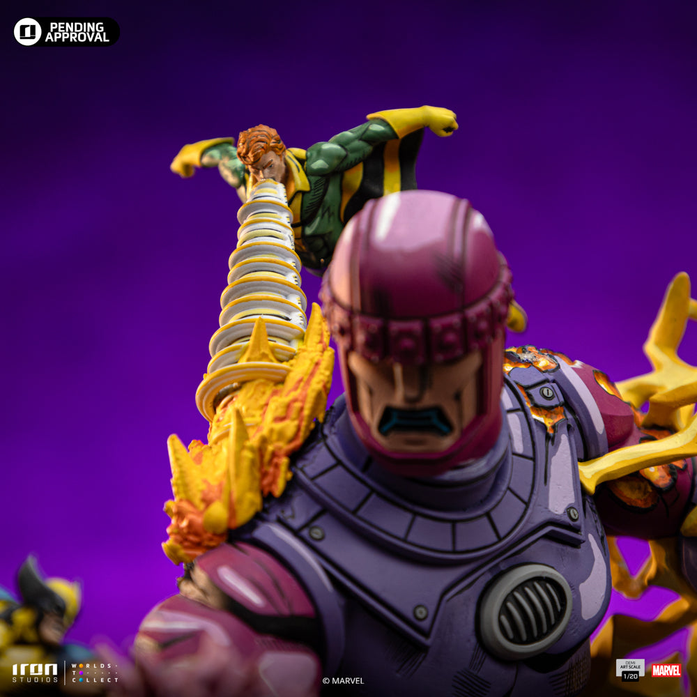 Estátua X-Men Danger Room Comics Color Variant Diorama A - X-Men - Demi Scale 1/20 - Iron Studios