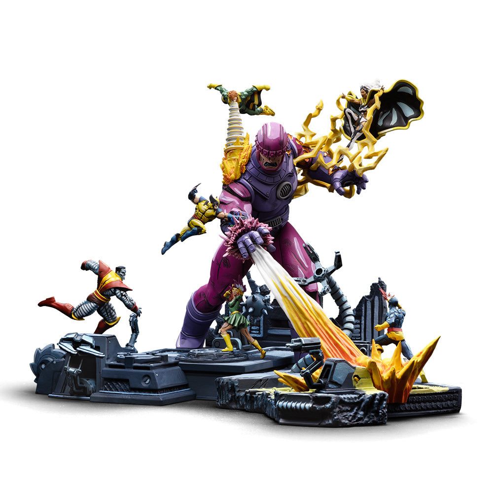 Estátua X-Men Danger Room Comics Color Variant Diorama A - X-Men - Demi Scale 1/20 - Iron Studios