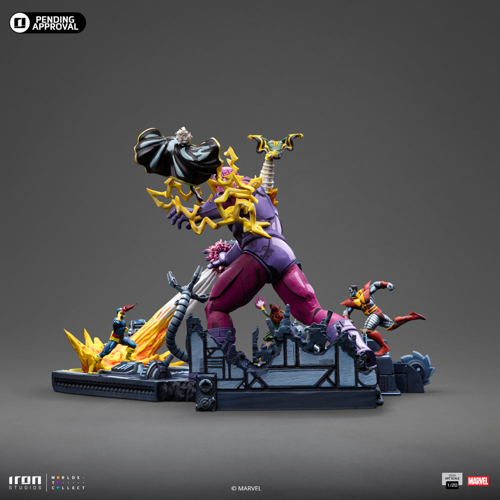 Estátua X-Men Danger Room Comics Color Variant Diorama A - X-Men - Demi Scale 1/20 - Iron Studios