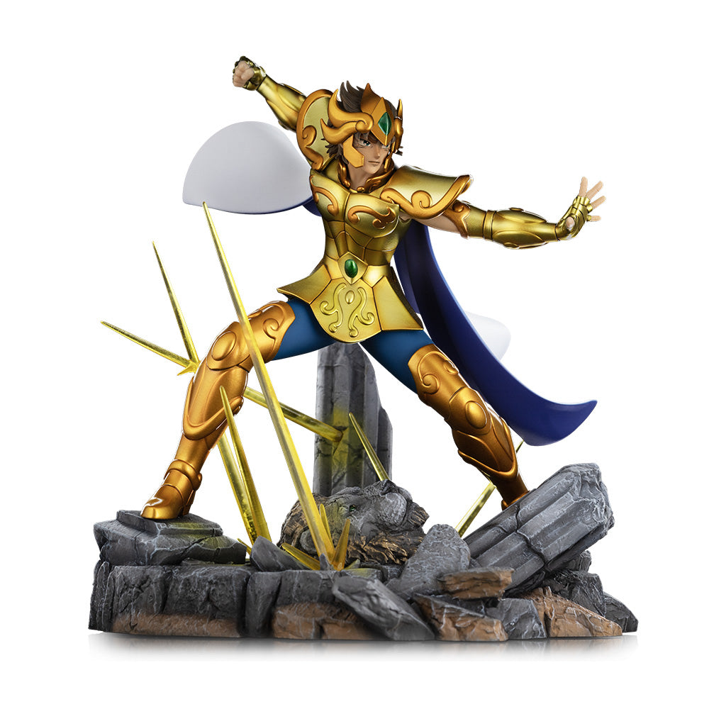 Estátua Leo Aiolia - Os Cavaleiros do Zodíaco - Art Scale 1/10 - Iron Studios