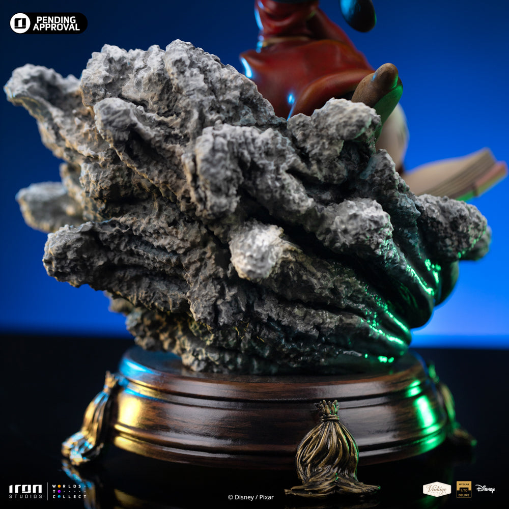 Estátua Sorcerer Mickey - Disney Classics - Vintage Collection - Iron Studios