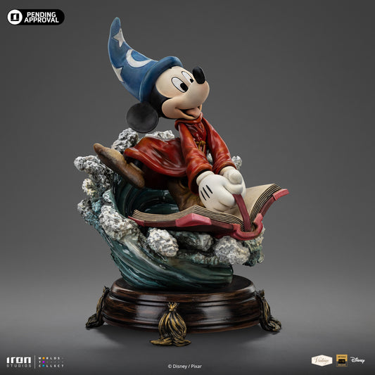 Estátua Sorcerer Mickey - Disney Classics - Vintage Collection - Iron Studios