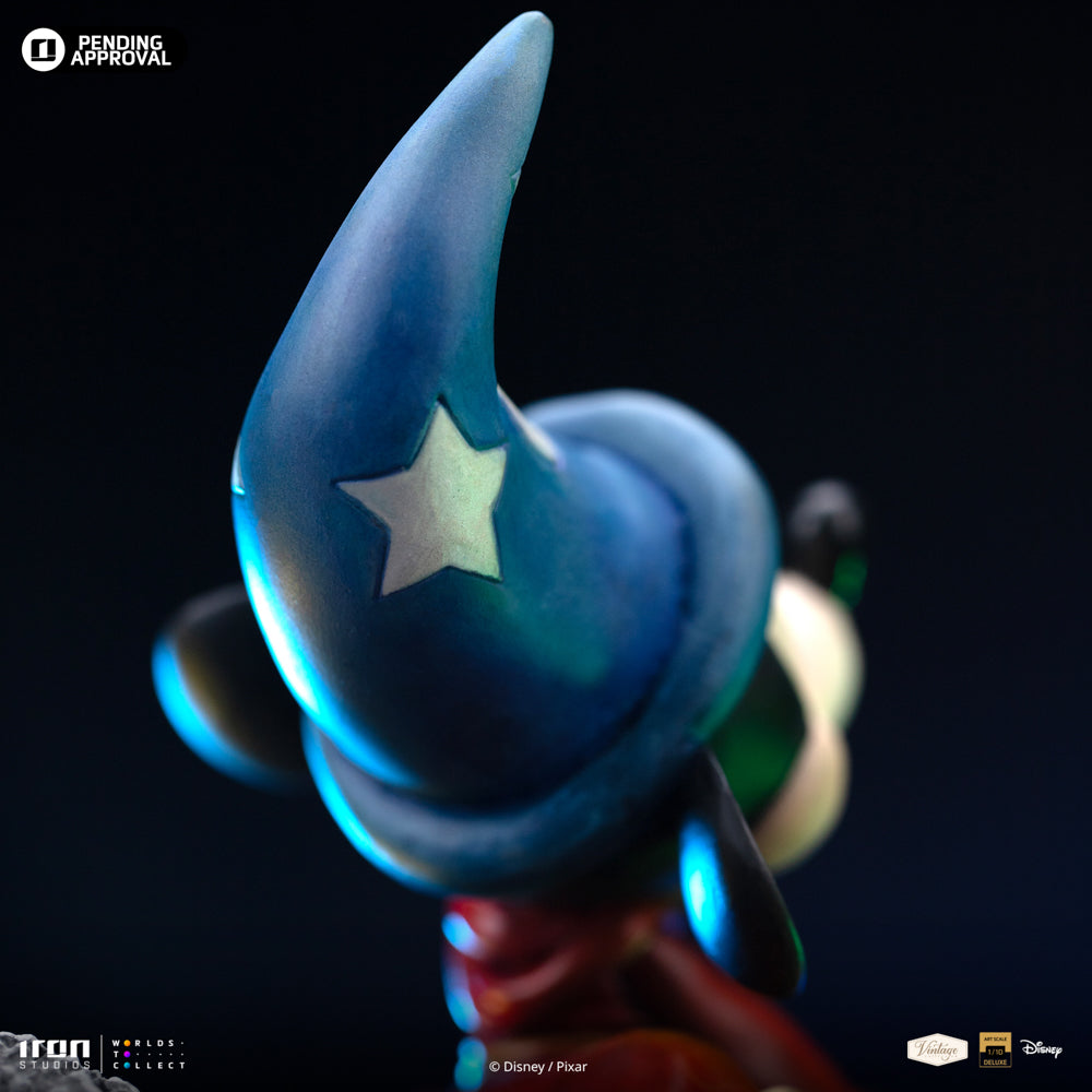 Estátua Sorcerer Mickey - Disney Classics - Vintage Collection - Iron Studios