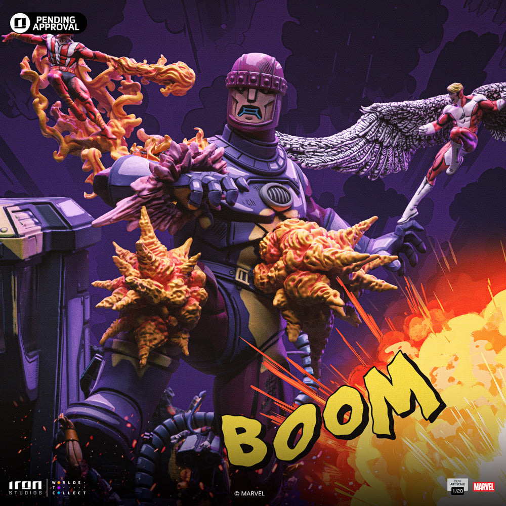 Estátua X-Men Danger Room Comics Color Variant Diorama B - X-Men - Demi Scale 1/20 - Iron Studios