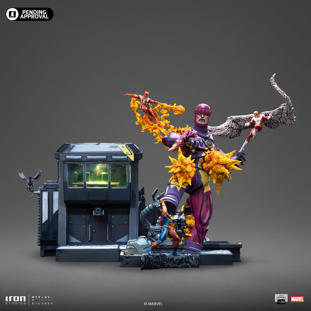 Estátua X-Men Danger Room Comics Color Variant Diorama B - X-Men - Demi Scale 1/20 - Iron Studios
