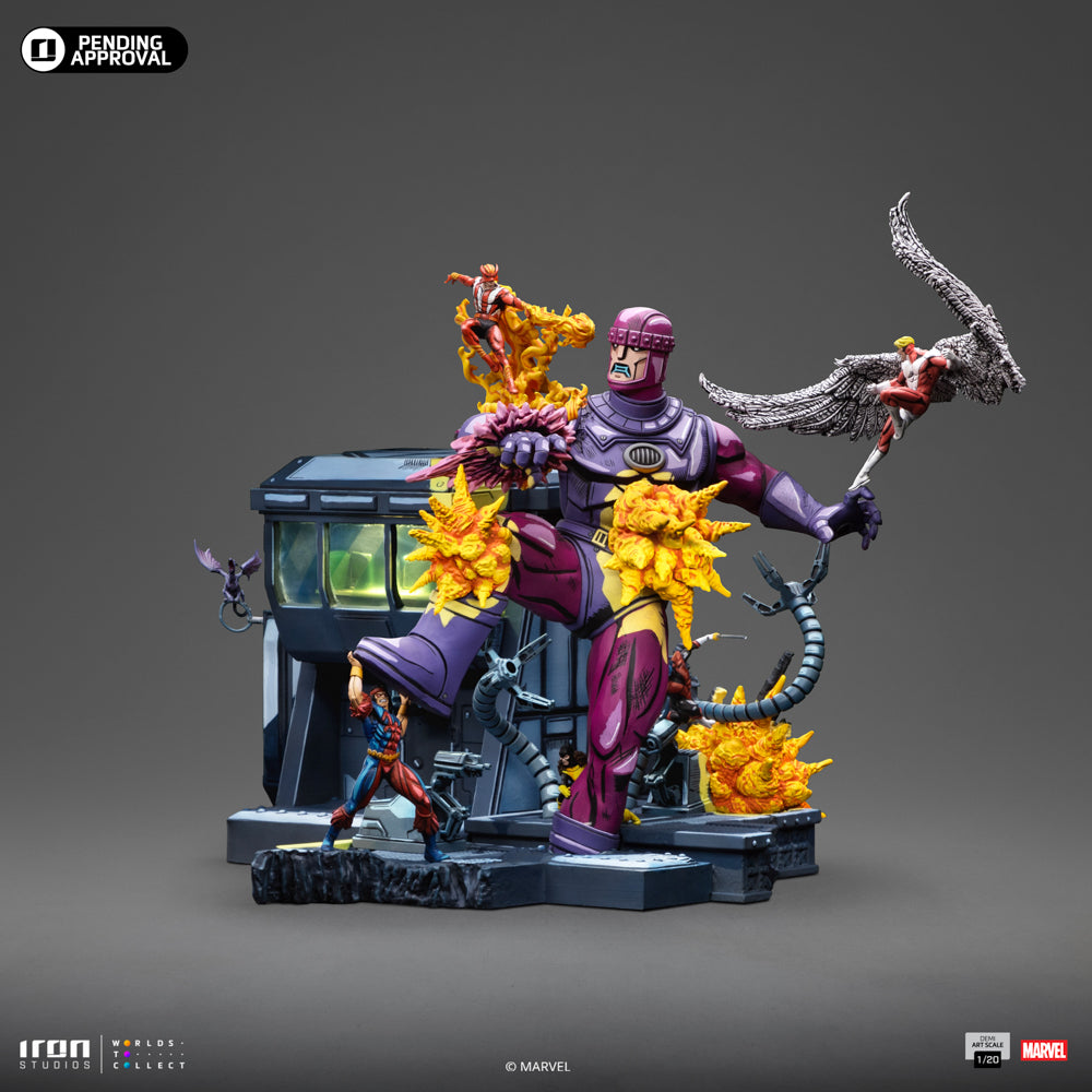 Estátua X-Men Danger Room Comics Color Variant Diorama B - X-Men - Demi Scale 1/20 - Iron Studios