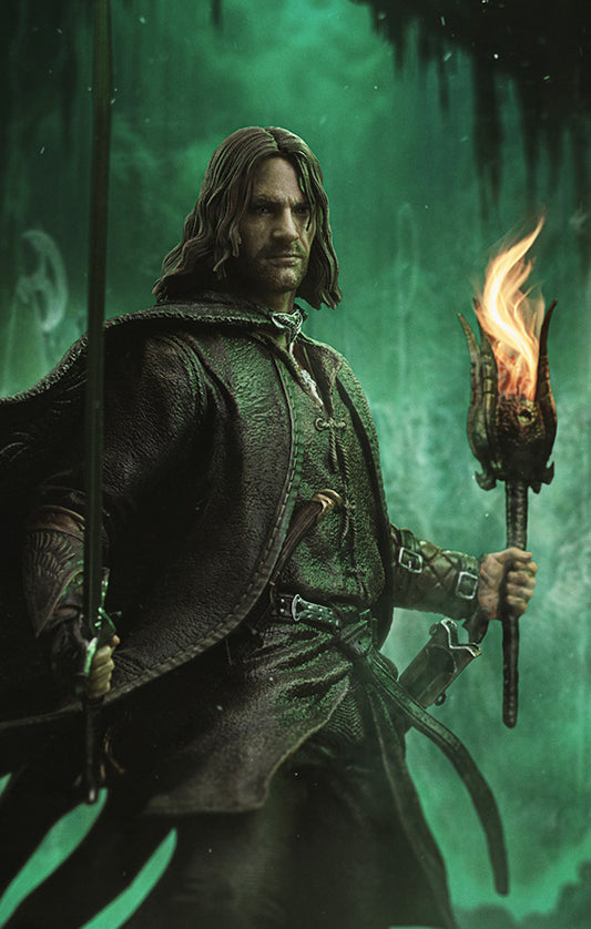 Estátua Aragorn Unleashed - O Senhor dos Anéis - Art Scale 1/10 - Iron Studios
