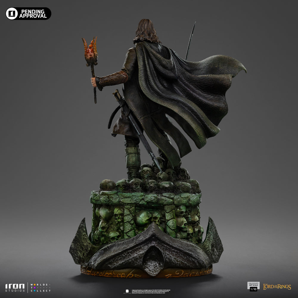 Estátua Aragorn Unleashed - O Senhor dos Anéis - Art Scale 1/10 - Iron Studios