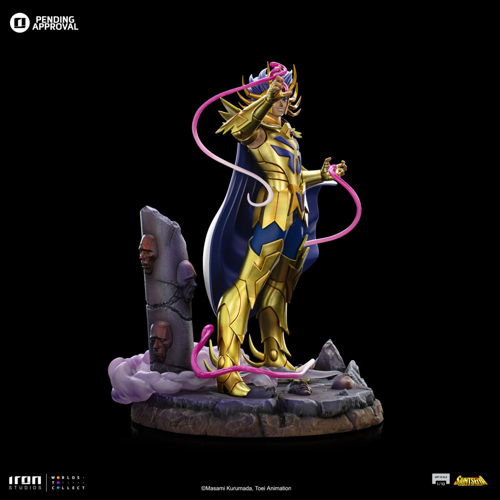 Estátua Máscara da Morte de Câncer - Os Cavaleiros do Zodíaco - Art Scale 1/10 - Iron Studios