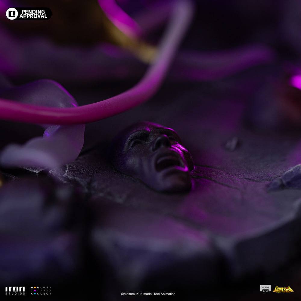 Estátua Máscara da Morte de Câncer - Os Cavaleiros do Zodíaco - Art Scale 1/10 - Iron Studios