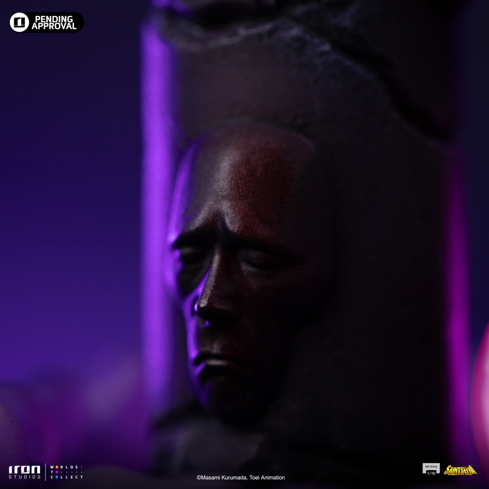 Estátua Máscara da Morte de Câncer - Os Cavaleiros do Zodíaco - Art Scale 1/10 - Iron Studios