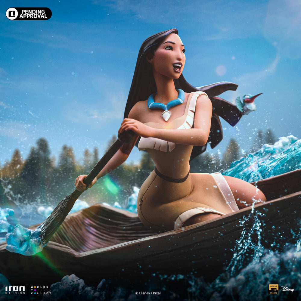 Estátua Pocahontas Deluxe - Disney Classics - Art Scale 1/10 - Iron Studios