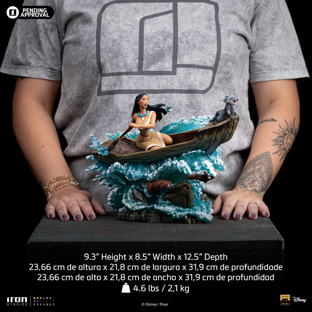 Estátua Pocahontas Deluxe - Disney Classics - Art Scale 1/10 - Iron Studios