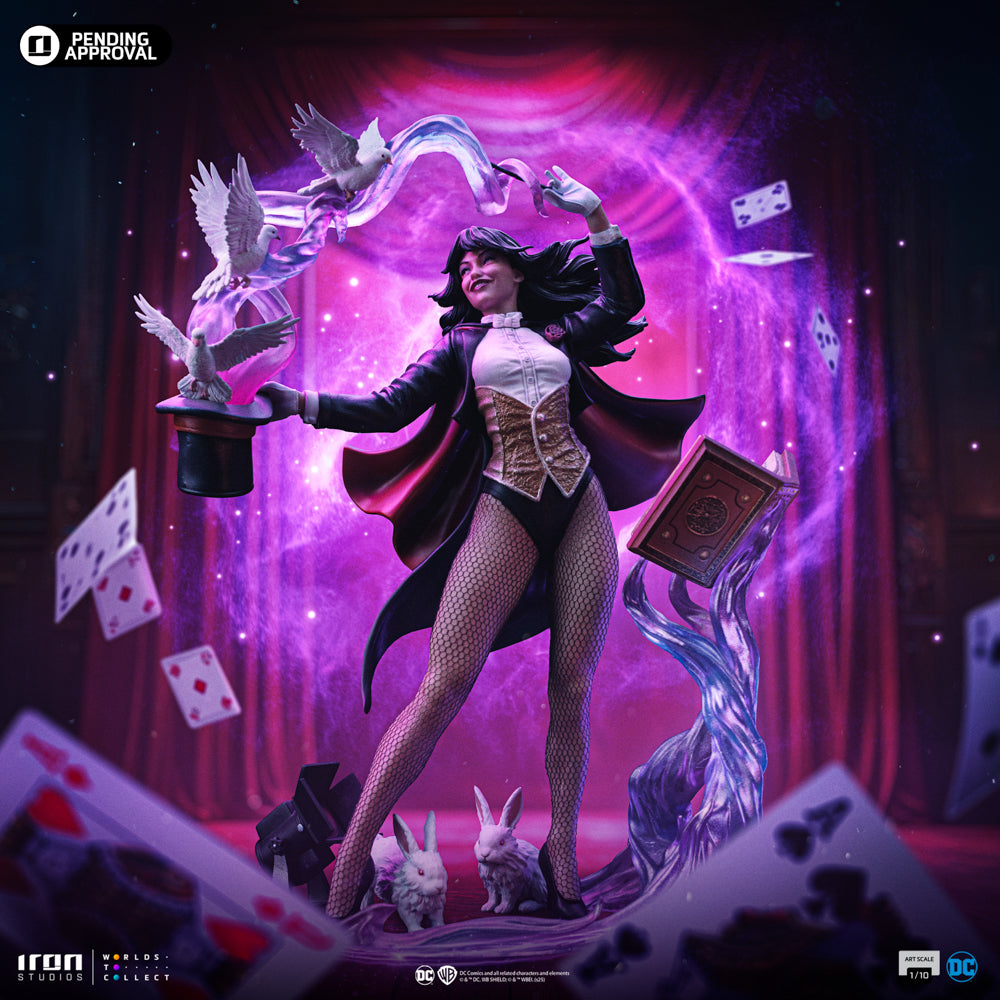 Estátua Zatanna - DC Comics Series #9 - Art Scale 1/10 - Iron Studios