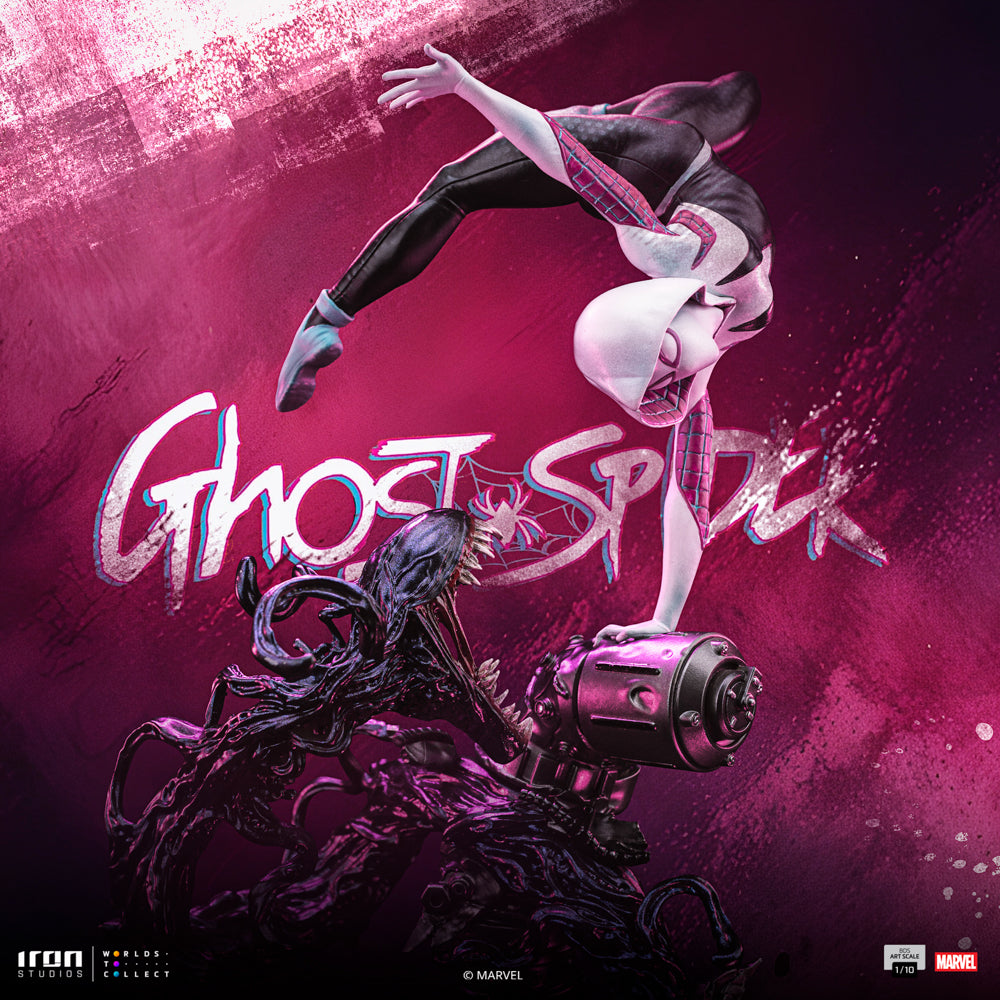 Estátua Ghost-Spider - Spider-Man vs Villains Diorama - BDS Art Scale 1/10 - Iron Studios