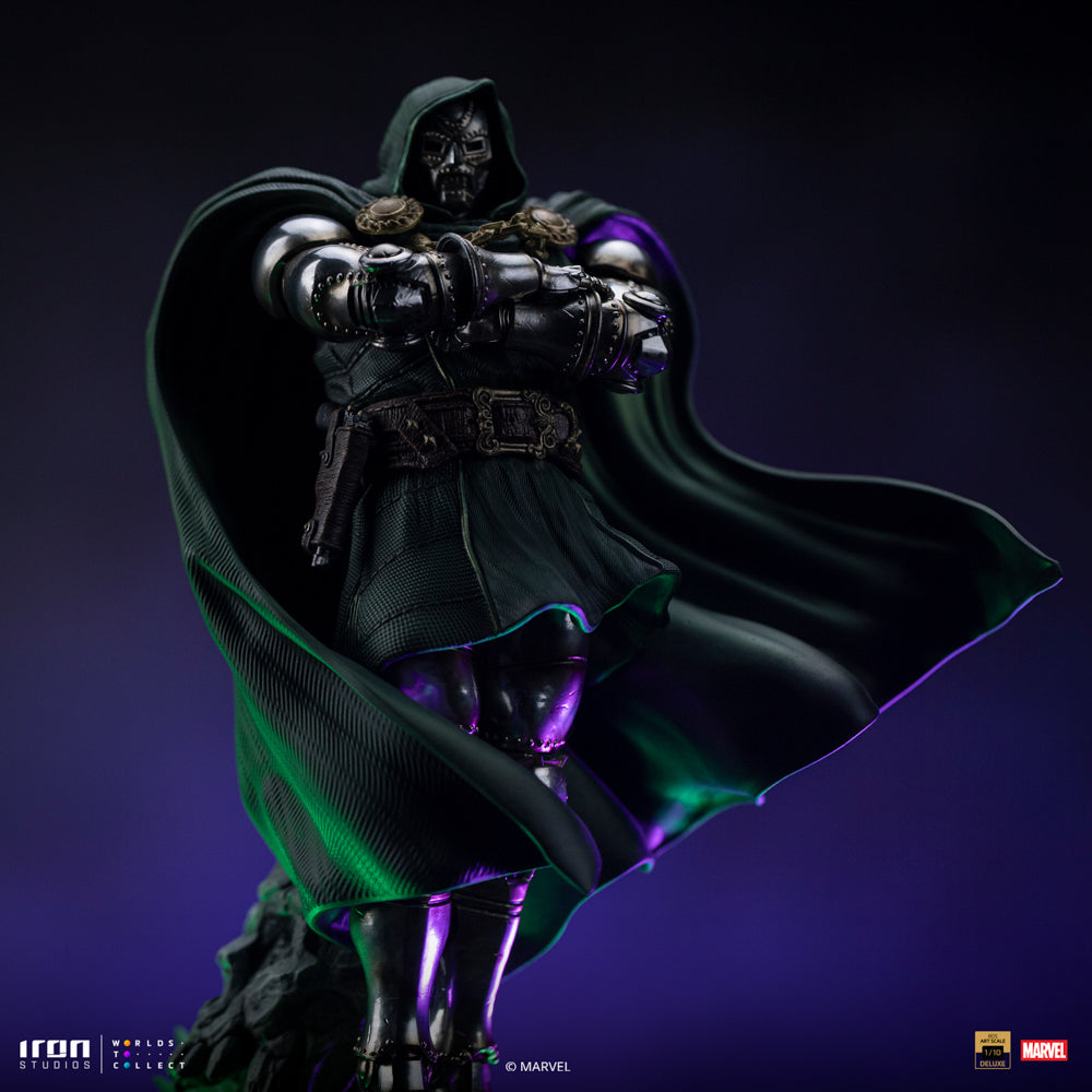 Estátua Dr Doom Deluxe - Infinity Gauntlet Diorama - BDS Art Scale 1/10 - Iron Studios