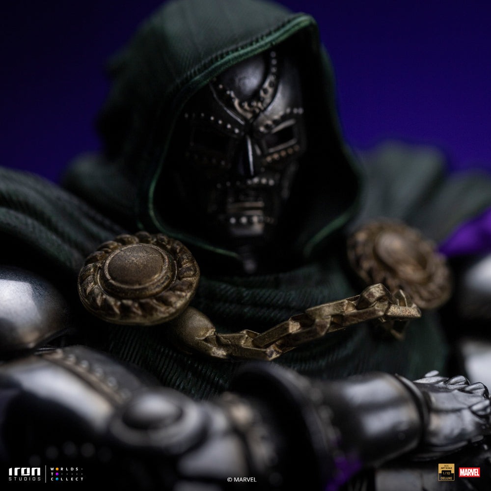 Estátua Dr Doom Deluxe - Infinity Gauntlet Diorama - BDS Art Scale 1/10 - Iron Studios