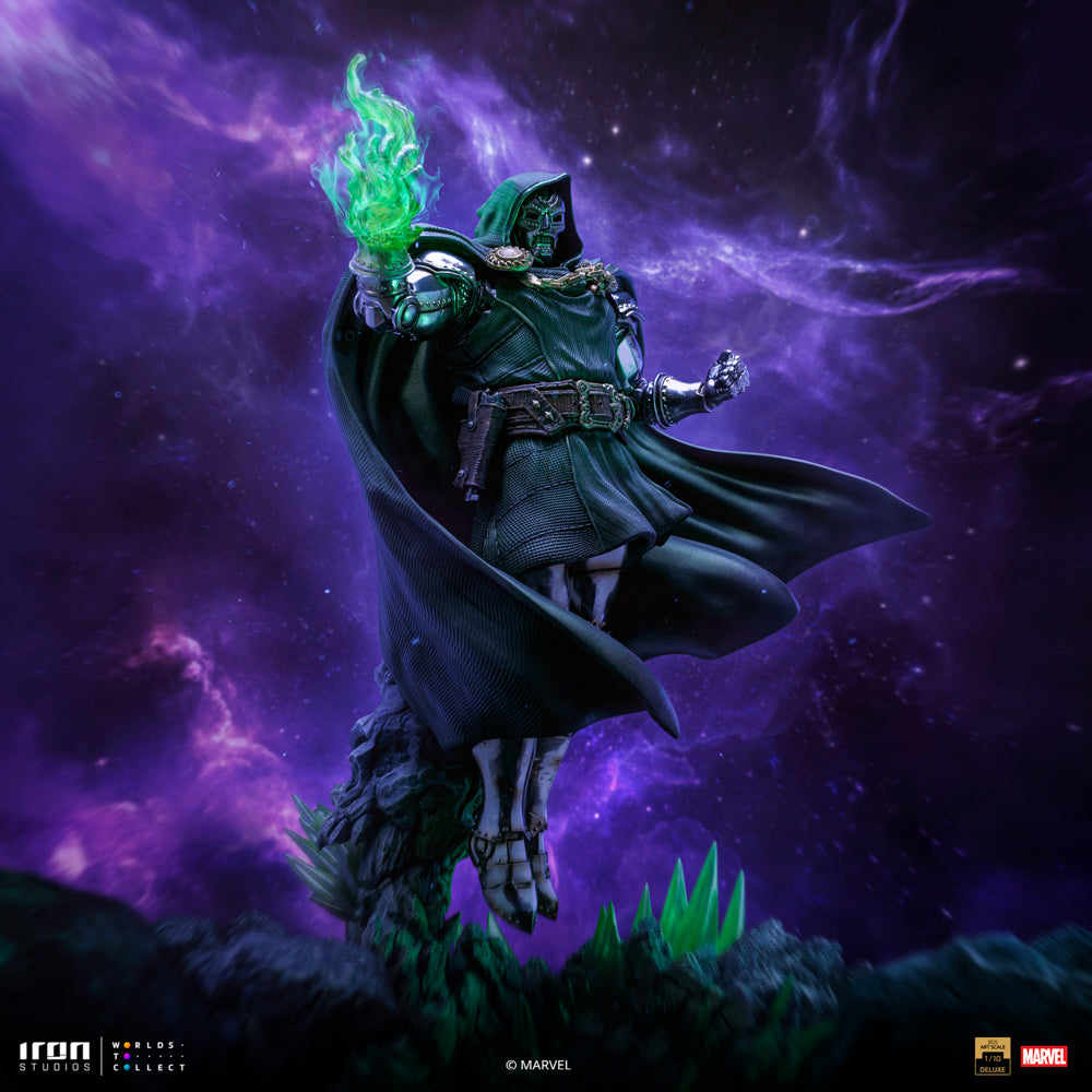 Estátua Dr Doom Deluxe - Infinity Gauntlet Diorama - BDS Art Scale 1/10 - Iron Studios