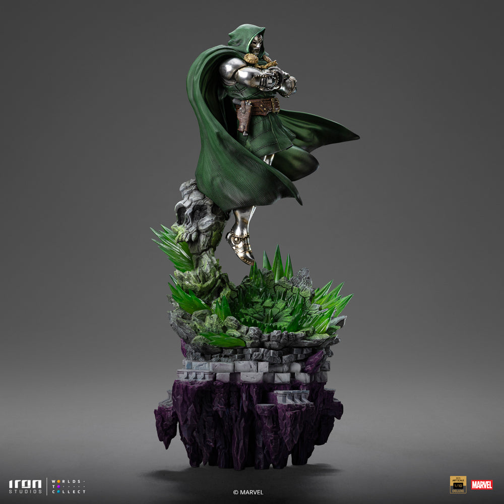 Estátua Dr Doom Deluxe - Infinity Gauntlet Diorama - BDS Art Scale 1/10 - Iron Studios
