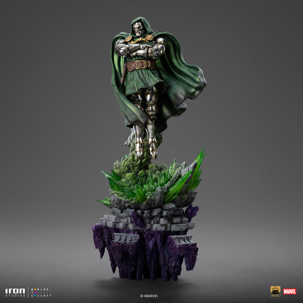 Estátua Dr Doom Deluxe - Infinity Gauntlet Diorama - BDS Art Scale 1/10 - Iron Studios