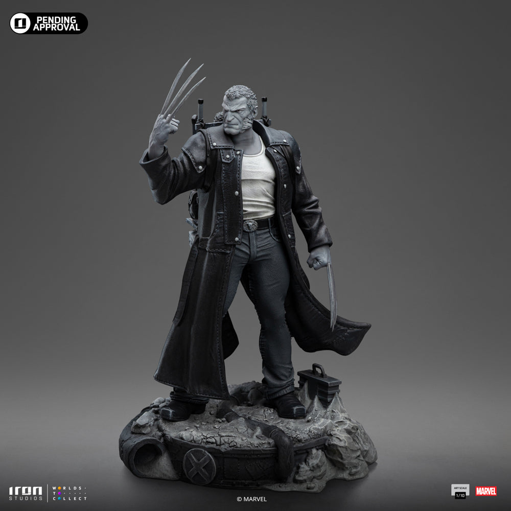 た*ん様 Dude9 stud homme L17タイプ　XL サイズ50 超美 Estátua Old Man Logan (B&W) - X-Men - Art Scale 1/10 - Iron