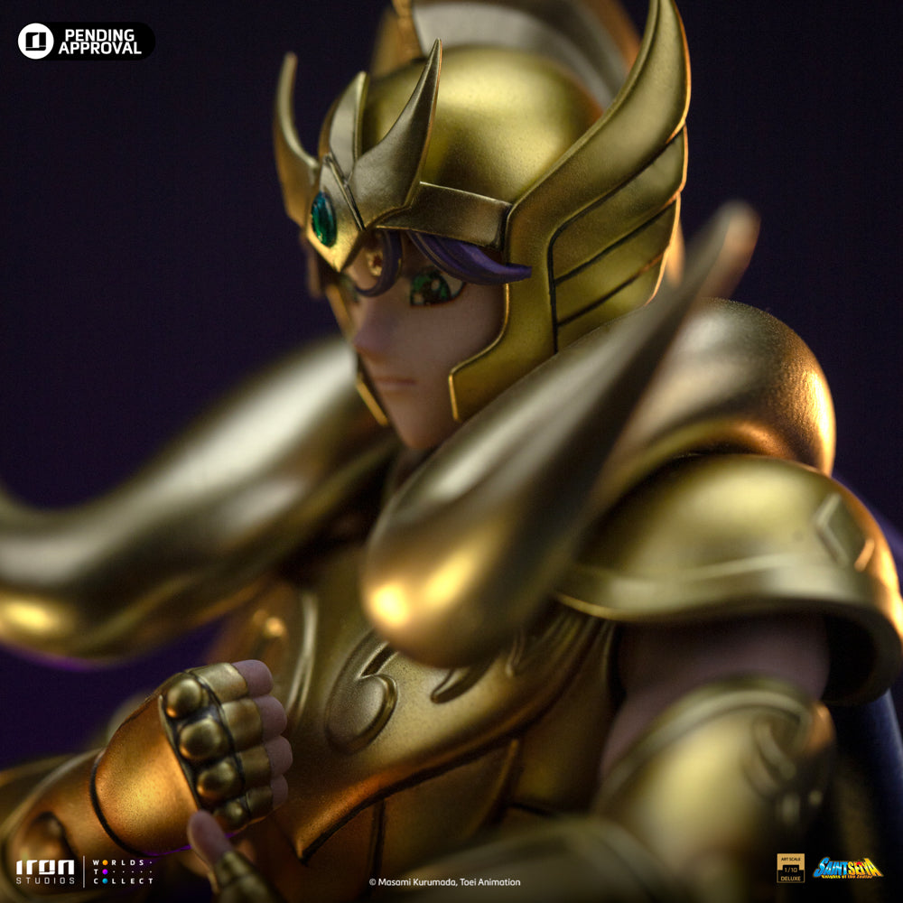 Estátua Aries Mu - Saint Seiya - Deluxe Art Scale 1/10 - Iron Studios