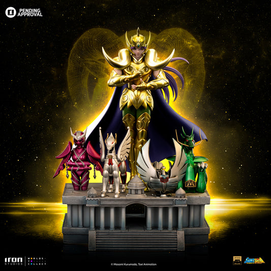 Estátua Aries Mu - Saint Seiya - Deluxe Art Scale 1/10 - Iron Studios