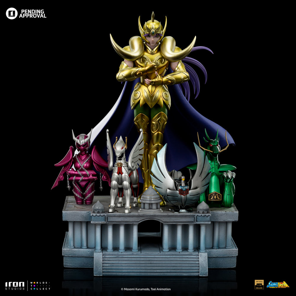 Estátua Aries Mu - Saint Seiya - Deluxe Art Scale 1/10 - Iron Studios