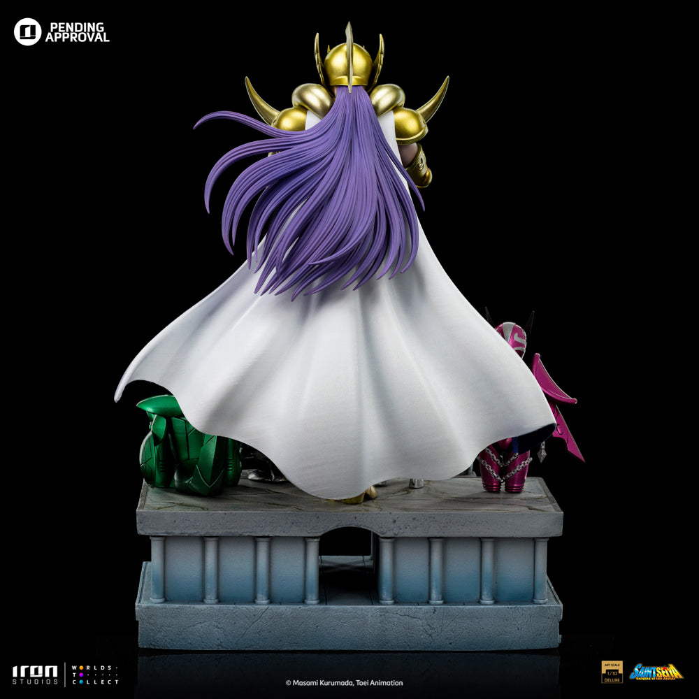 Estátua Aries Mu - Saint Seiya - Deluxe Art Scale 1/10 - Iron Studios