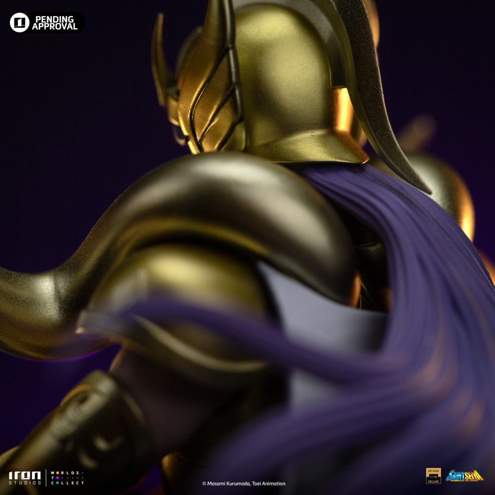 Estátua Aries Mu - Saint Seiya - Deluxe Art Scale 1/10 - Iron Studios