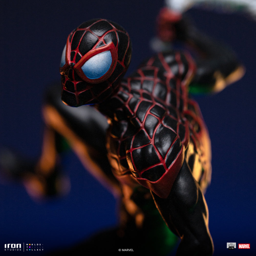 Estátua Miles Morales - Spider-Man vs Villains Diorama - BDS Art Scale 1/10 - Iron Studios