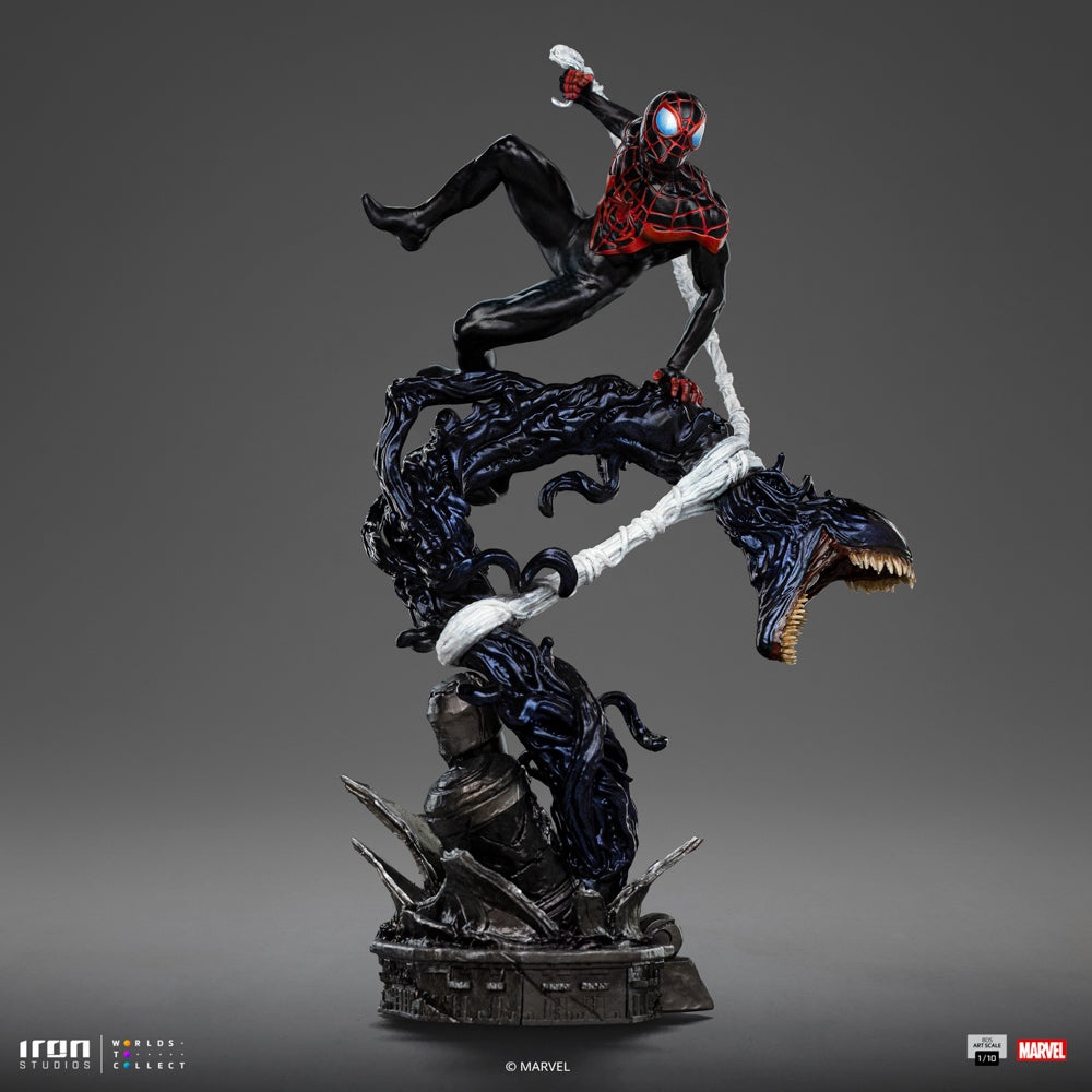 Estátua Miles Morales - Spider-Man vs Villains Diorama - BDS Art Scale 1/10 - Iron Studios