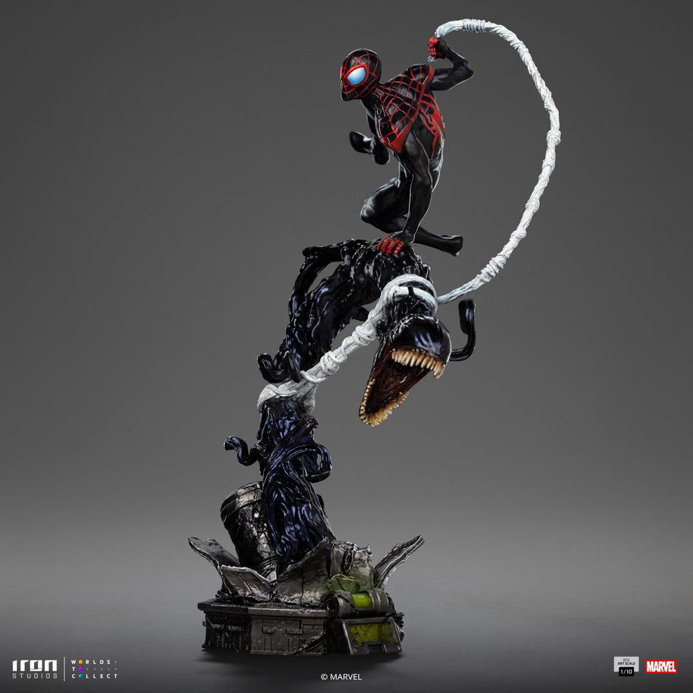 Estátua Miles Morales - Spider-Man vs Villains Diorama - BDS Art Scale 1/10 - Iron Studios