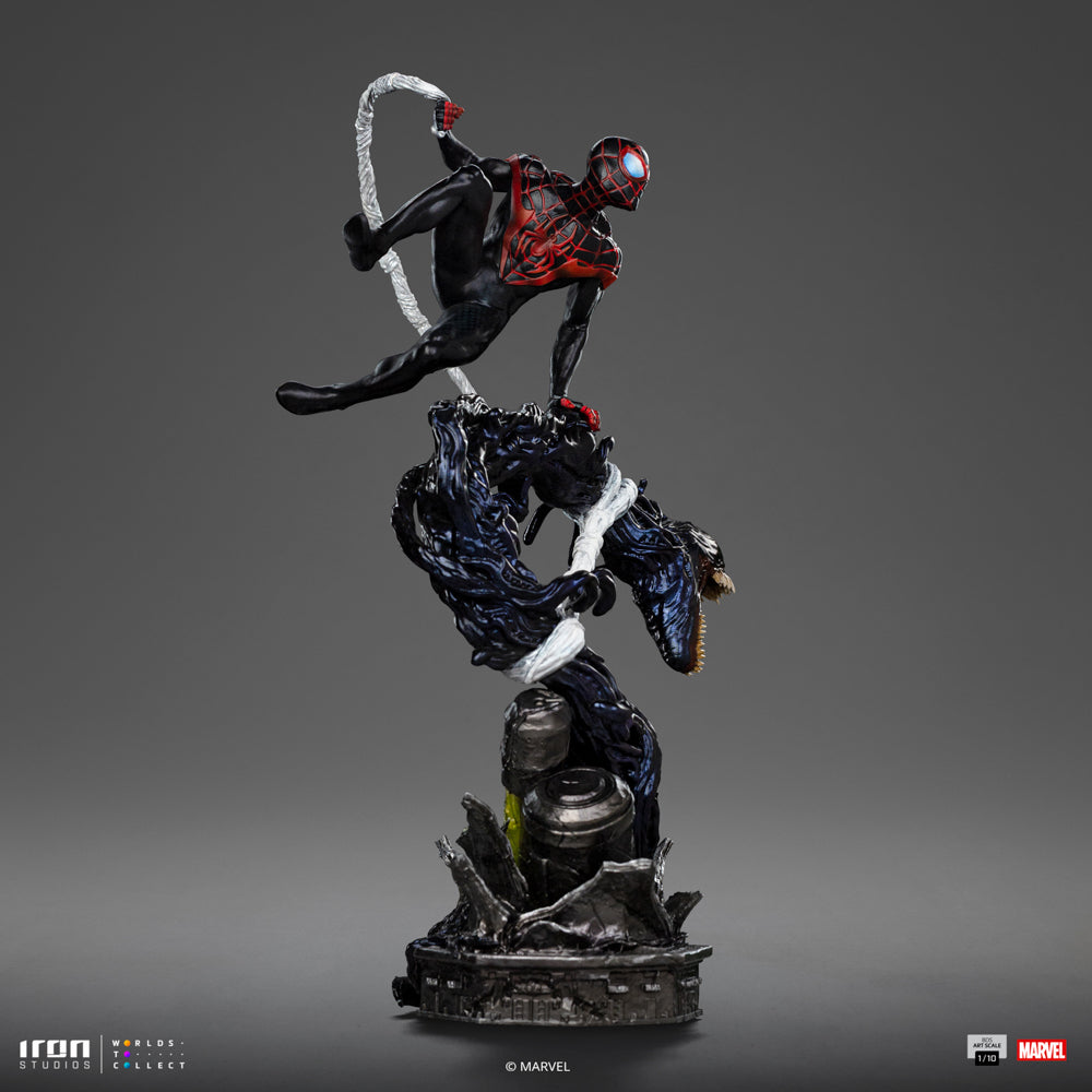 Estátua Miles Morales - Spider-Man vs Villains Diorama - BDS Art Scale 1/10 - Iron Studios