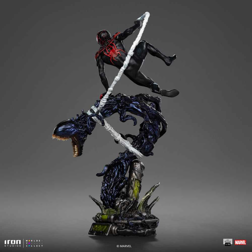 Estátua Miles Morales - Spider-Man vs Villains Diorama - BDS Art Scale 1/10 - Iron Studios