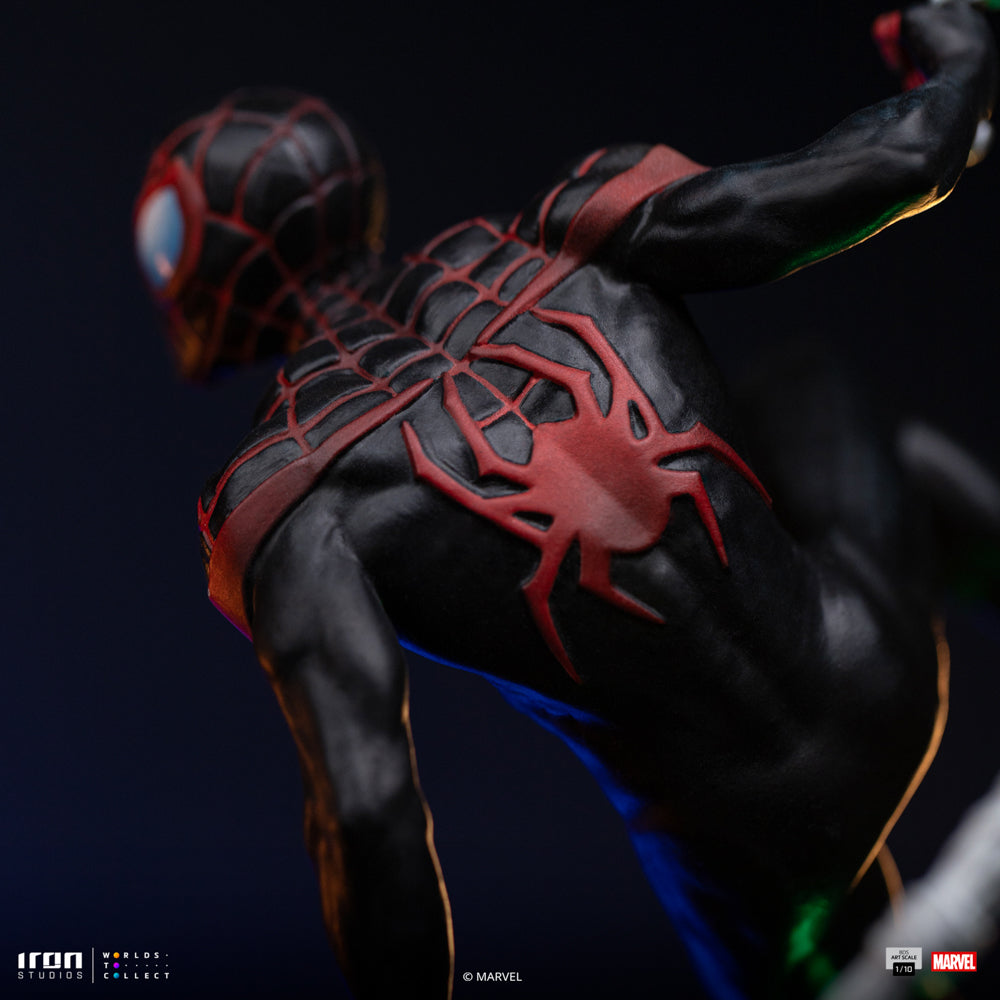 Estátua Miles Morales - Spider-Man vs Villains Diorama - BDS Art Scale 1/10 - Iron Studios
