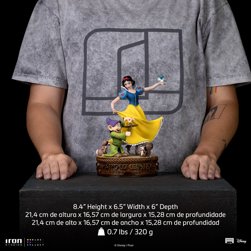 Estátua Snow White - Snow White and the Seven Dwarves - Disney Classic - Art Scale 1/10 - Iron Studios