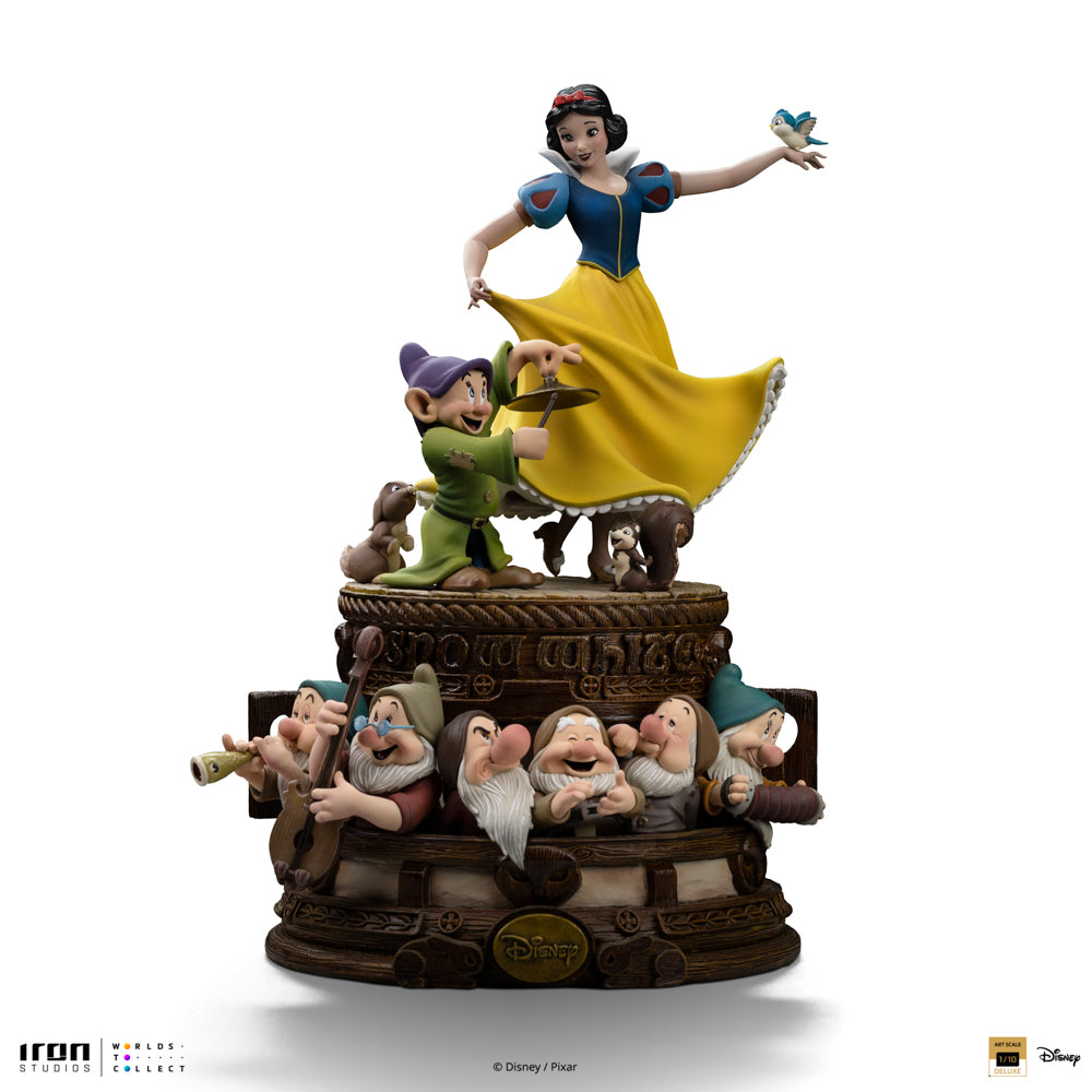 Estátua Snow White Deluxe - Snow White and the Seven Dwarves - Disney Classic - Art Scale 1/10 - Iron Studios