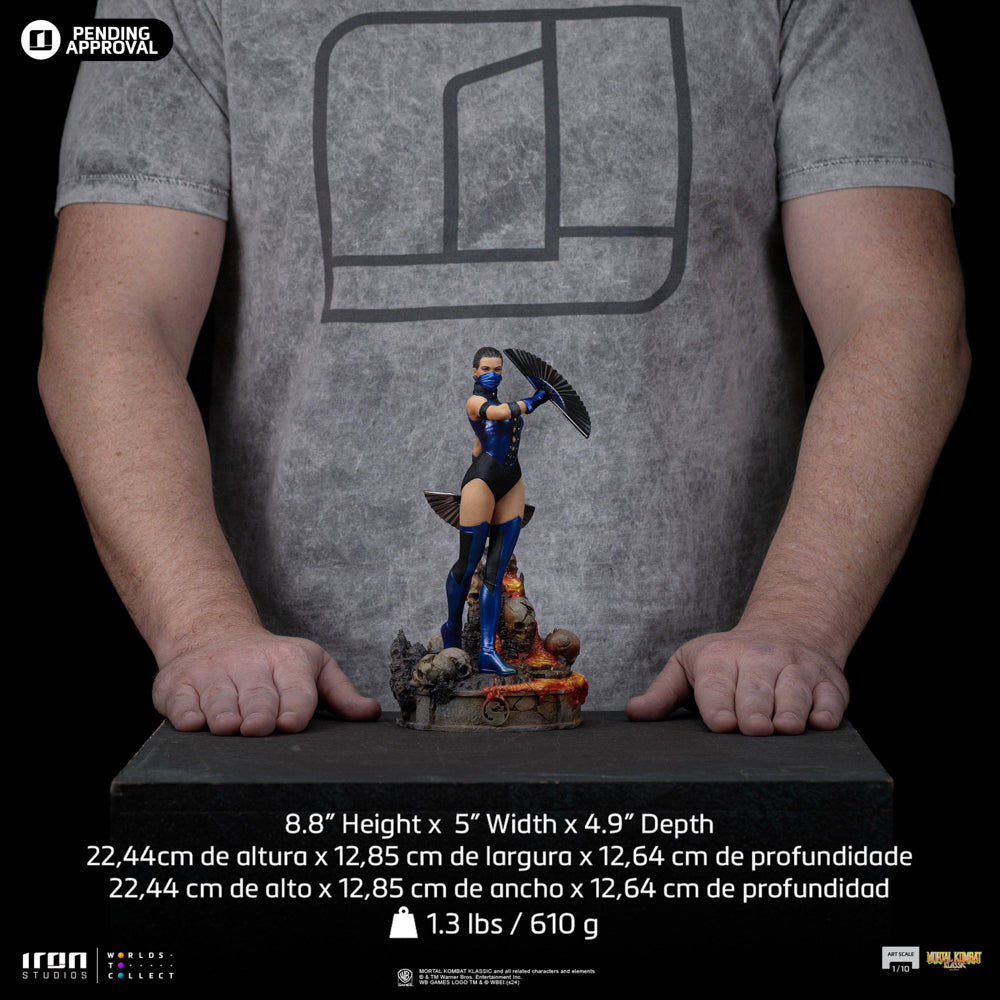 Estátua  Kitana - Mortal Kombat - Art Scale 1/10 - Iron Studios