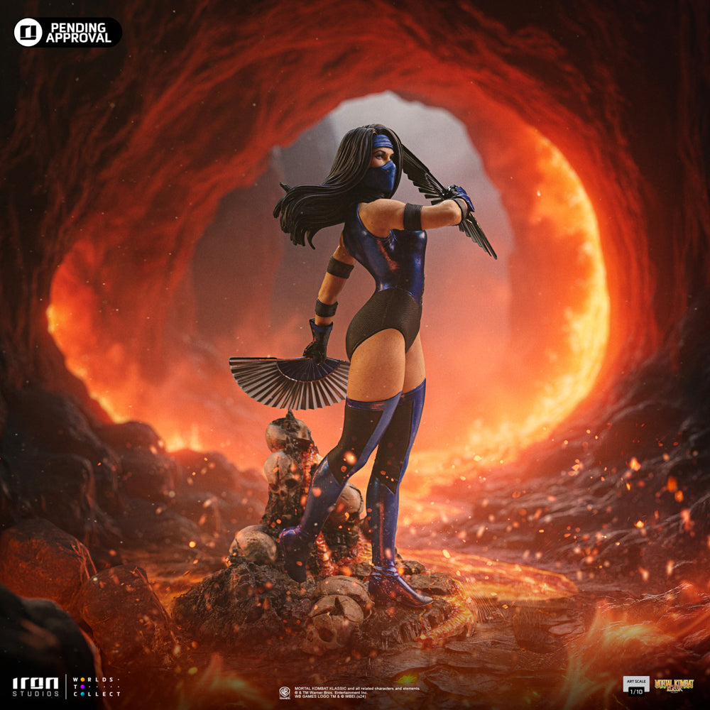 Estátua Kitana - Mortal Kombat - Art Scale 1/10 - Iron Studios