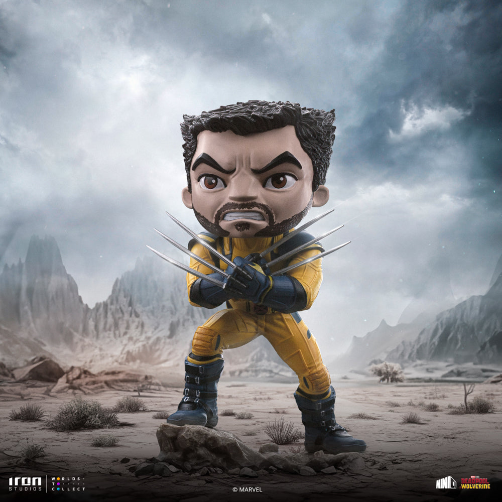 Estátua  Wolverine (Unmasked) - MiniCo - Iron Studios