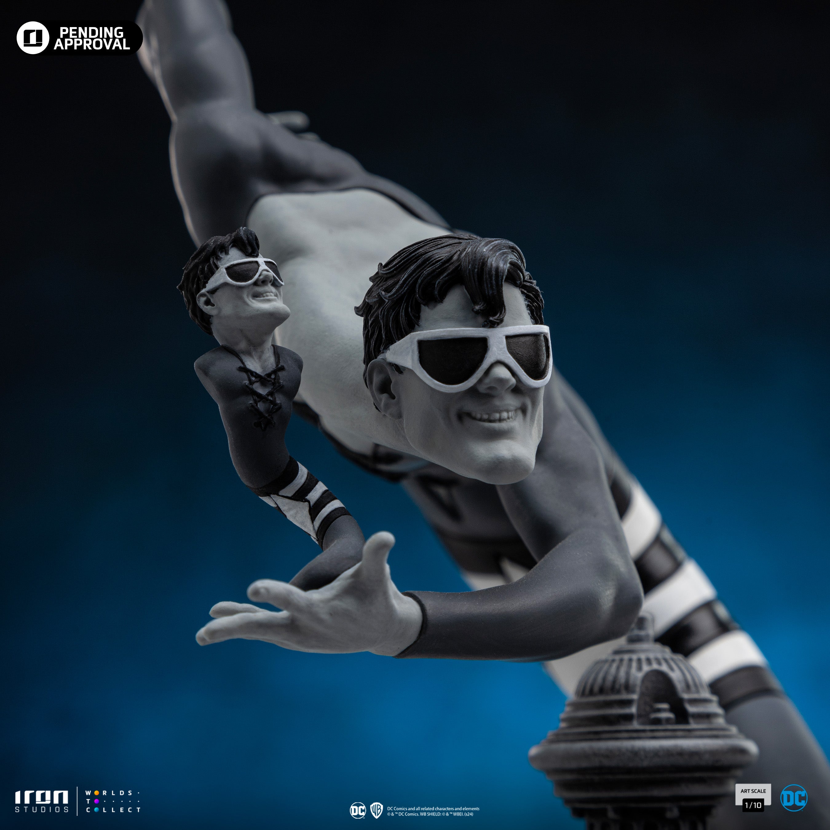 Estátua Plastic Man (B&W) Exclusive - DC Comics Series #9 - Art
