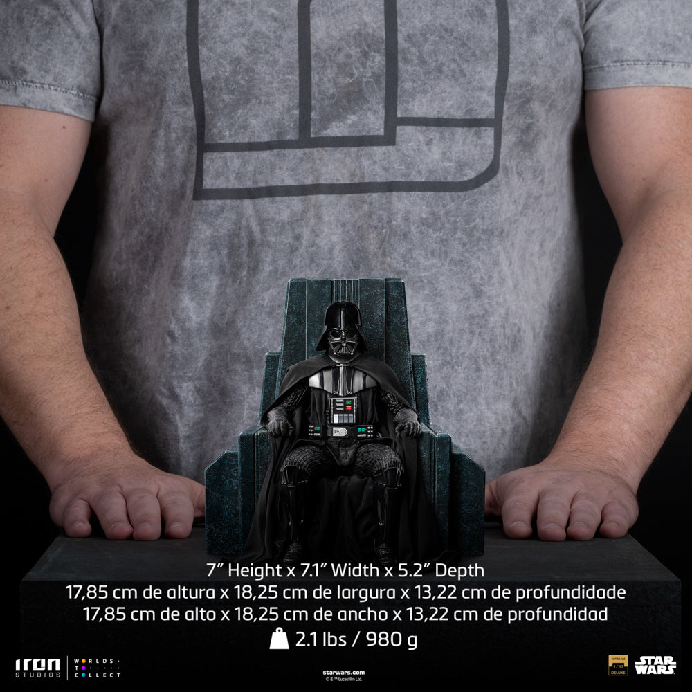 Estátua Darth Vader on Throne 1/10 - Star Wars - Art Scale 1/10 - Iron Studios