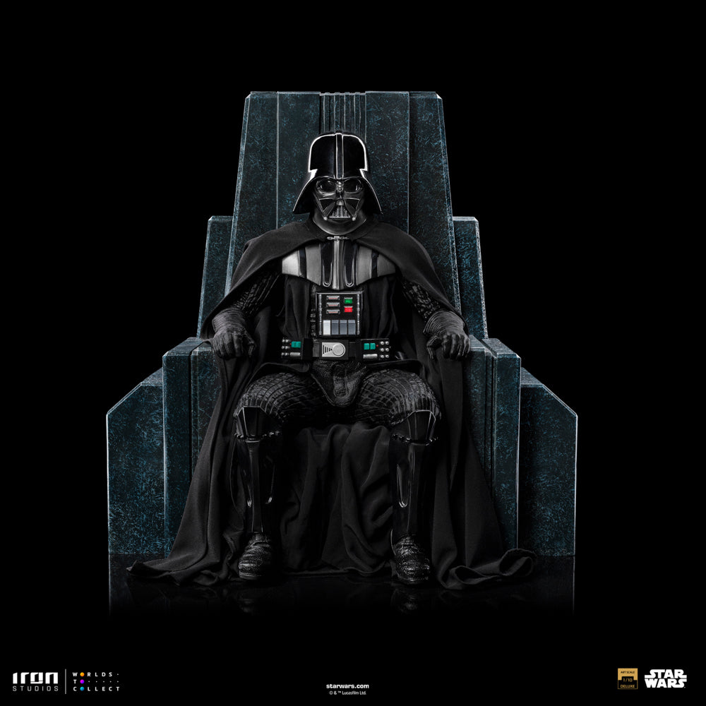 Estátua Darth Vader on Throne 1/10 - Star Wars - Art Scale 1/10 - Iron Studios