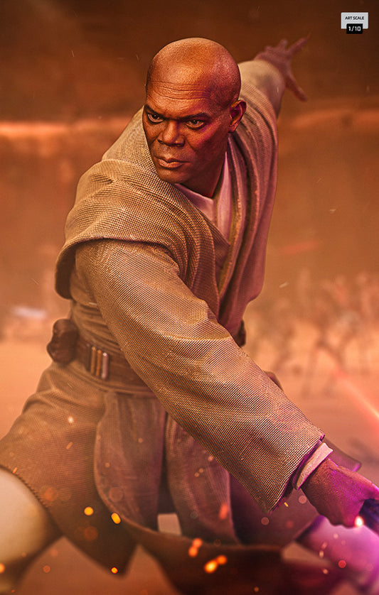 Estátua Mace Windu 1/10 - Star Wars - Art Scale 1/10 - Iron Studios